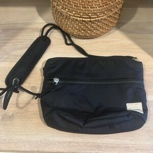 Black Lululemon cross body bag